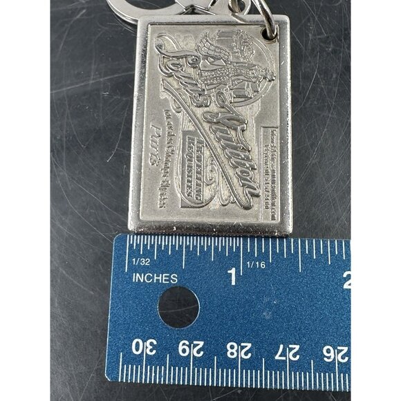 LOUIS VUITTON M65374 Porte Cles Jean Bag Charm Key Holder Metal Silver (K) - Picture 10 of 11